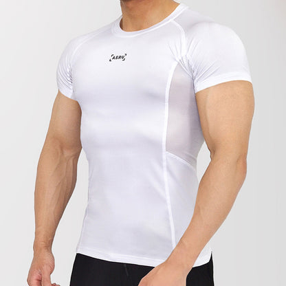 Round Neck Quick-drying Exercise Short Sleeves Tight Clothes