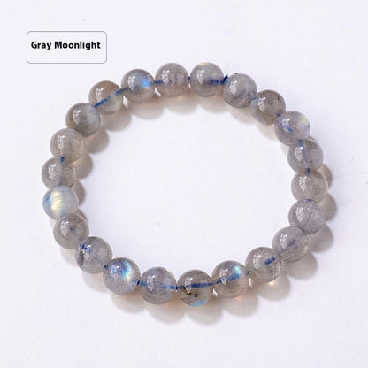 8mm Natural Crystal Stone Beads Bracelet